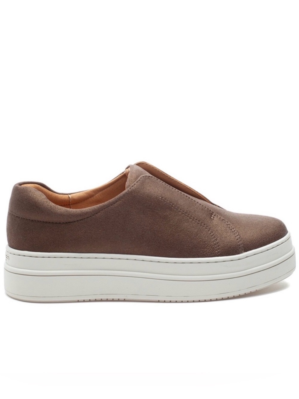 NWT J/SLIDES NOEL Bronze Brush Suede Sneaker - Picture 1 of 15